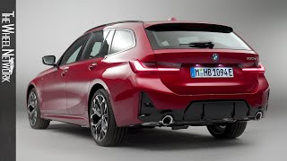 2025 BMW 330e Touring  Fire Red Metallic  Exterior Interior BMW 3 Series Facelift [upl. by Beryle]