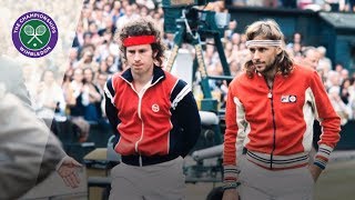 Bjorn Borg v John McEnroe Wimbledon Final 1980 Extended Highlights [upl. by Paske]