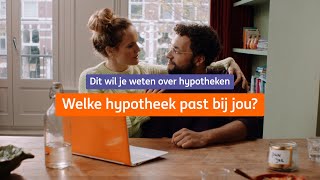 Welke hypotheek past bij jou  Dit wil je weten over hypotheken  ING [upl. by Hannavas464]