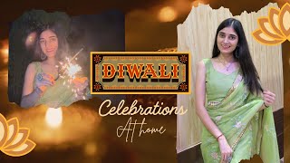 Diwali celebration 🪔 watch full vlog for fun😅 Itstulsikuntal [upl. by Haraf375]