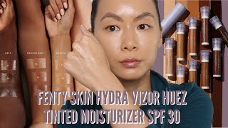 NEW Fenty Skin Hydra Vizor Tinted Moisturizer Sunscreen Review  Oily Skin Approved [upl. by Nysila]