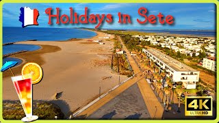 4K Relaxing Holidays in Sète France  Scenic Views  Drone [upl. by Tavia474]