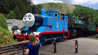 Tweetsie Railroad Day out with Thomas 2018 Arriving [upl. by Bartolemo]