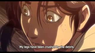 ATTACK ON TITAN Erens mothers death HD English sub [upl. by Idissak]