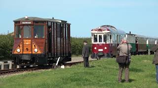 2992018 RTM Ouddorp trams in de herfstzon 4KUHD [upl. by Yedrahs327]