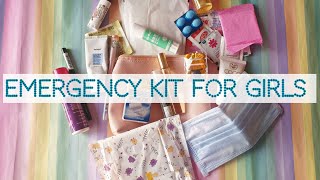 EMERGENCY KIT essentials for every girl school college girls  himani shah [upl. by Zel256]