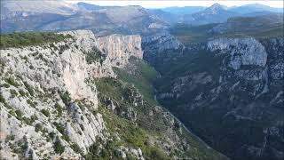 LES GORGES DU VERDON route des crêtes part 2 [upl. by Ellingston]