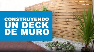 ¿Cómo construir un deck de muro [upl. by Kayley]