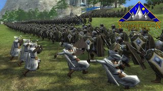 KINSLAYING ON THE NAROG DELTA Siege Battle  Silmarillion Total War [upl. by Carey369]