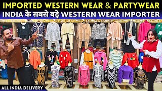 Imported western wear dress for women Party wear dress  Western wear wholesale market in delhi [upl. by Aicina]