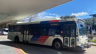 Riding Houston METRO Route 65 to Bellaire Transit Center 4607 [upl. by Attelrak]