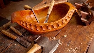 How To Carve A Wooden Bowl  Chop With Chris [upl. by Bari]