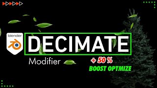 Decimate modifier in blender 40 [upl. by Eybba50]