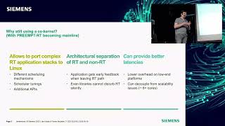 Xenomai amp RealTime Linux Driving OSS Projects for Siemens [upl. by Beret]