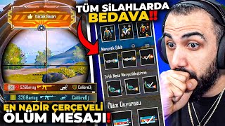 0 UC VE 0 MATERYAL İLE OYUNUN EN NADİR VE İLK ÇERÇEVELİ ÖLÜM MESAJINI ALDIK EFSANE  PUBG MOBILE [upl. by Stevie594]