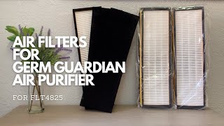 FLT4825 Air Filters for Germ Guardian Air Purifier Filter Replacement [upl. by Cammie960]