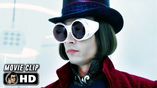 Willy Wonka Tour Scene  CHARLIE AND THE CHOCOLATE FACTORY 2005 Johnny Depp Movie CLIP HD [upl. by Esorrebma]