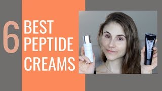 MY TOP 6 PEPTIDE CREAMS DRUGSTORE amp HIGH END DR DRAY [upl. by Hashum519]