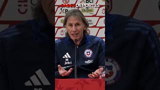 ‘A los muchachos que les toque jugar representan al país son los mejores’  Ricardo Gareca chile [upl. by Orrocos166]