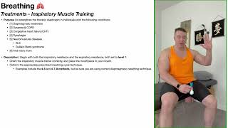 Inspiratory Muscle Training  Rationale amp Demonstration [upl. by Mikal]