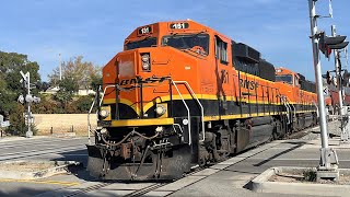 BNSF Pasadena Local in Glendora CA 1282023 [upl. by Osber587]