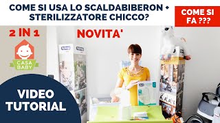 CHICCO SCALDABIBERON STERILIZZATORE Come si usa Video Tutorial e CODICE SCONTO [upl. by Anyad567]