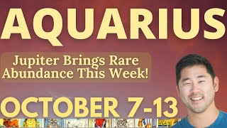 AQUARIUS  Pivotal Week BIG Decision Leads To Your Abundance October 713 Tarot Horoscope [upl. by Eyahsal]