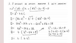 kvadratne jednačine vietove formule parametar vežbamo  matematika za 2 razred srednje škole [upl. by Ib]