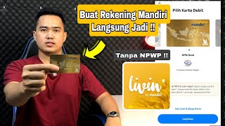 Cara Buat Rekening Mandiri Online  Sampai Dapat Kartu [upl. by Morganstein393]