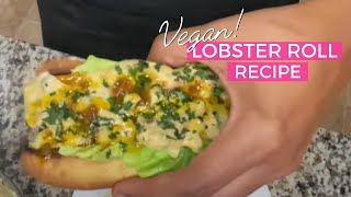 The Best Lobster Roll recipe and it’s vegan Made from Lobster Mushrooms [upl. by Eire]