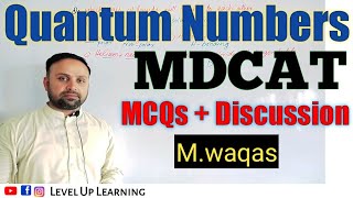 Quantum Numbers  Important MCQs with Discussion  NEET  JEEMAIN  MDCAT Chemistry  Mwaqas [upl. by Selimah180]