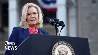 WATCH LIVE Liz Cheney joins Harris rally at historic birthplace of the GOP in swing state Wisconsin [upl. by Artapoelc]