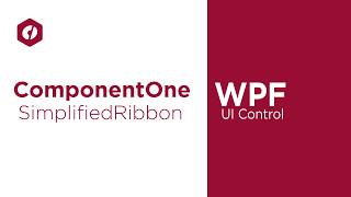 Introducing the Simplified Ribbon for WPF  ComponentOne [upl. by Hopfinger24]