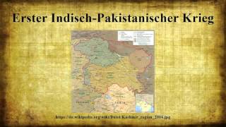 Erster IndischPakistanischer Krieg [upl. by Aihk]