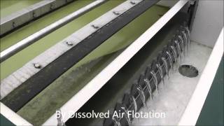 Dissolved Air Flotation DAF System  Removes Algae from Reservoir Water  Siltbuster Limited [upl. by Abran815]