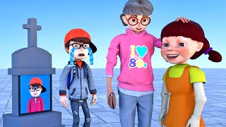 Happy Family Doll Squid Game Bad Sister and Poor Adopted Nick  Scary Teacher 3D Comic Family [upl. by Daahsar]