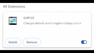 SURFSEE Extension Virus  How to Remove It Solved [upl. by Tade]