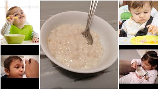 8months to 5 years old kids meal  healthy and tasty Oats with milk [upl. by Erland]