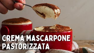 Crema MASCARPONE con uova fresche  Modi per PASTORIZZARLE a casa e fare un tiramisù SICURO [upl. by Essilec]