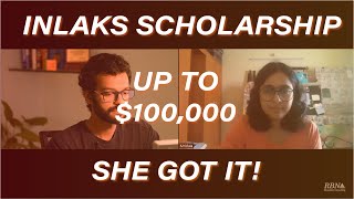 Cracking the Inlaks Scholarship her experience [upl. by Criswell]