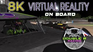 BATTLING in HD Virtual Reality  iRacing Super Dirt Late Model at Fairbury Speedway Double B Racing [upl. by Errised]