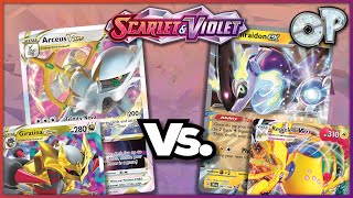 The BEST Post Rotation ARCEUS deck Scarlet and Violet Early Tabletop Battles Pokemon TCG [upl. by Egiedan215]