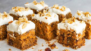 Simple Carrot Cake  Healthy Recipe [upl. by Araf]