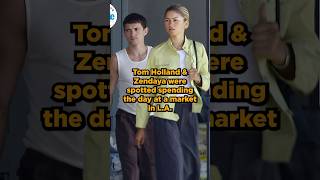 Tom Holland amp Zendaya were spotted spending the day at a market in LA [upl. by Assirrec]