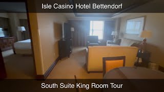 Isle Casino Hotel Bettendorf Bettendorf Iowa King Smoking Caesars Rewards Comped Room Tour [upl. by Fleming]