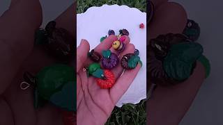 Making Polymer Clay pumpkin charms ❤️ Clay Tutorial 🥰 [upl. by Araet]