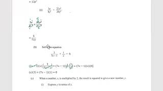 CXC CSEC Math Paper 2  June 2019 Question 2 [upl. by Elaina]