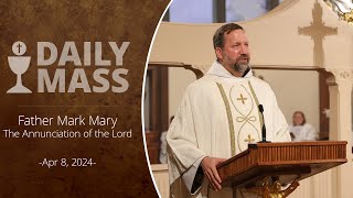 Catholic Daily Mass  Daily TV Mass  April 8 2024 [upl. by Enilekcaj]