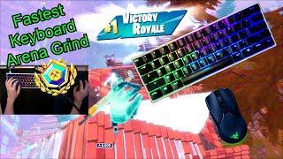 SK61GK61 Gateron Optical Yellow Arena🏆ASMR Chill🤩Satisfying Keyboard Fortnite 240 FPS Smooth 4K [upl. by Buckden]