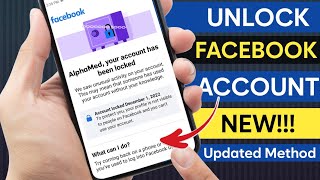 How to Unlock Facebook Account WITHOUT Learn More amp Get Started Option [upl. by Anelle]